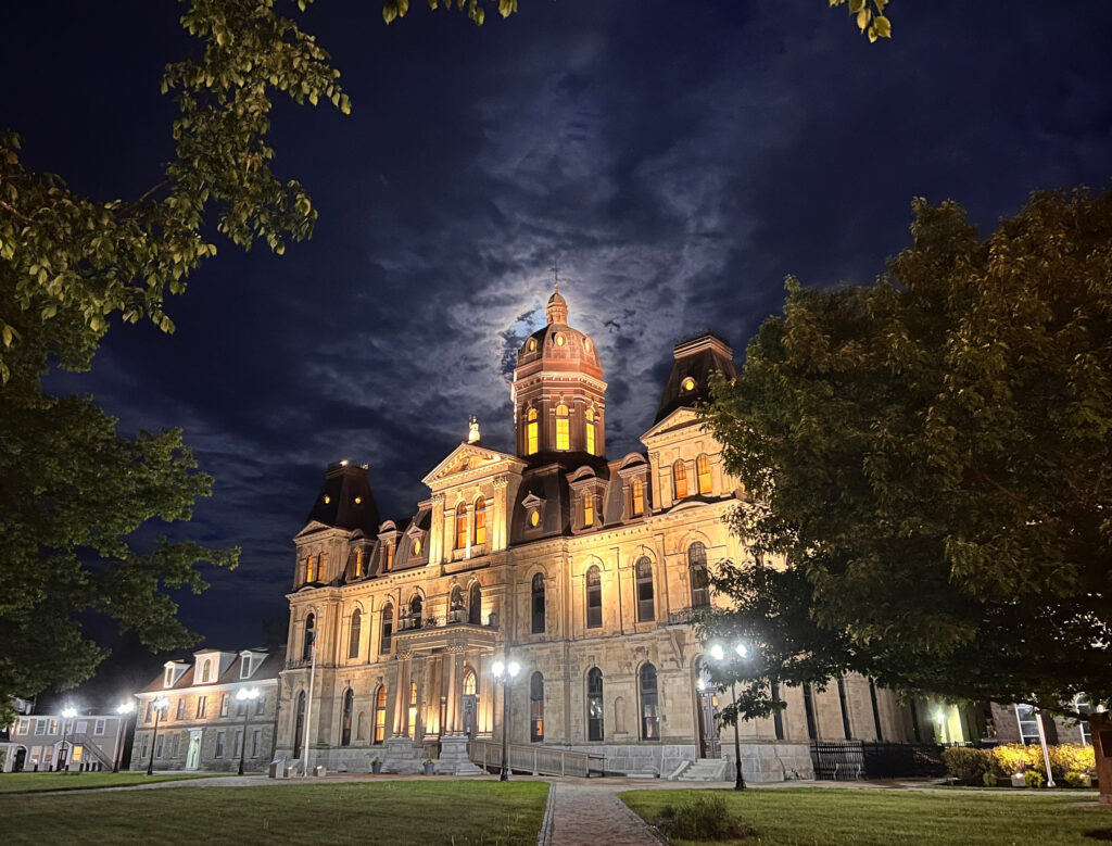 Fredericton, New Brunswick legislature building. Photo by Michael Cunningham.